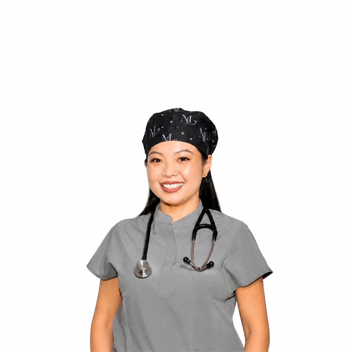 MERCYLUXE Satin-Lined Scrub Caps