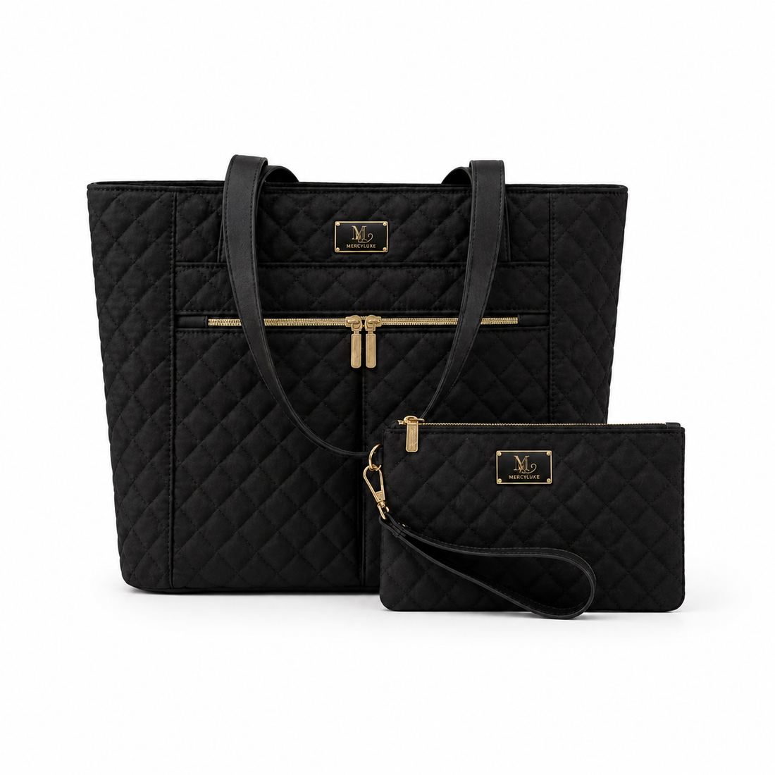MercyLuxe Signature Quilted Tote Bag