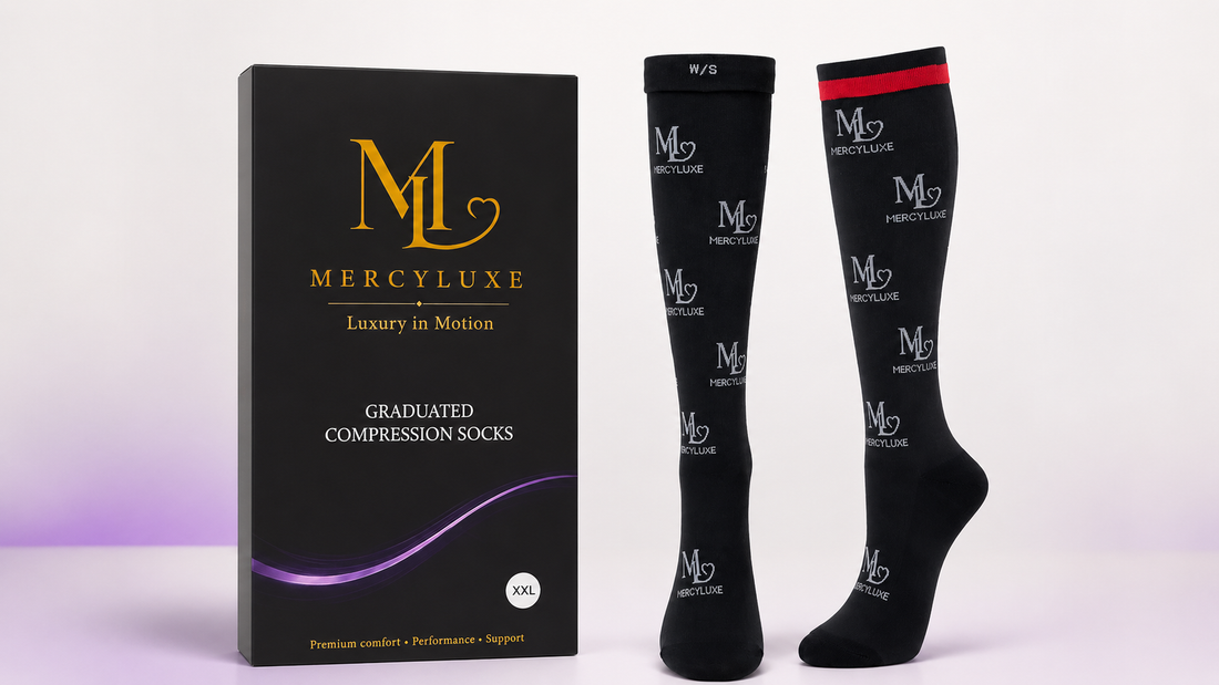 Mercyluxe Premium Compression Socks – 20–30 mmHg